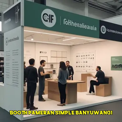 booth pameran simple banyuwangi